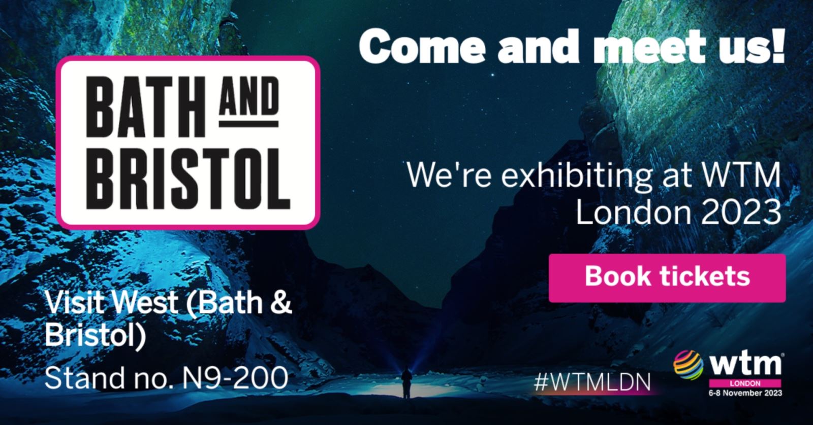 Meet with Bath & Bristol at WTM 2023